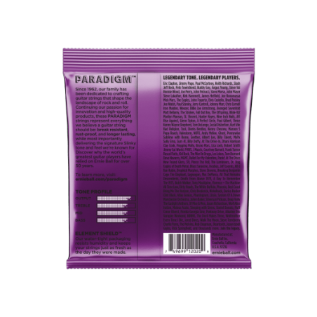 Cordes guitare électrique Ernie Ball 2020 Paradigm Power Slinky 11-48