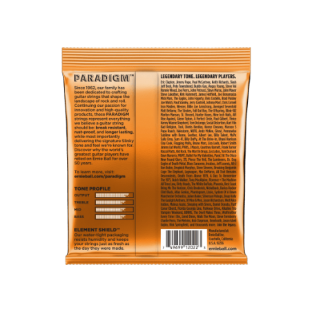 Cordes guitare électrique Ernie Ball 2022 Paradigm Hybrid Slinky 9-46