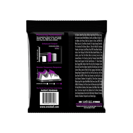 Cordes guitare électrique Ernie Ball 2720 Cobalt Power Slinky 11-48