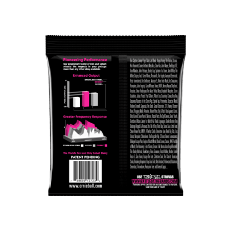 Cordes guitare électrique Ernie Ball 2723 Cobalt Super Slinky 9-42