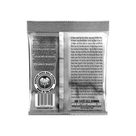 Cordes guitare électrique Ernie Ball 3125 RPS Coated Titanium 8-38