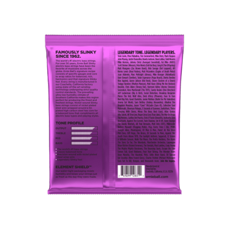 Cordes guitare basse Ernie Ball 2831 Power Slinky 55-110