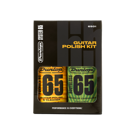 Kit lustrant guitare Dunlop 6501 Polish 65 et Body Gloss