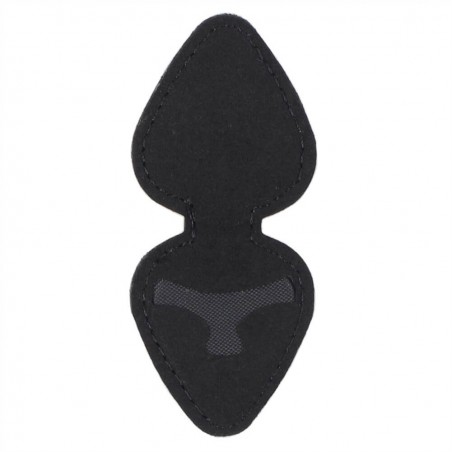 Range médiator guitare magnétique en cuir noir