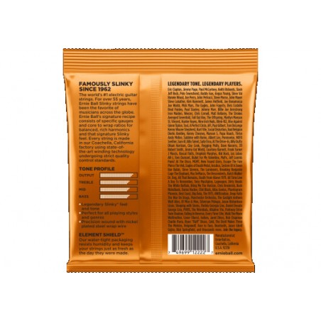 Cordes guitare électrique Ernie Ball 2222 Hybrid Slinky 9-46