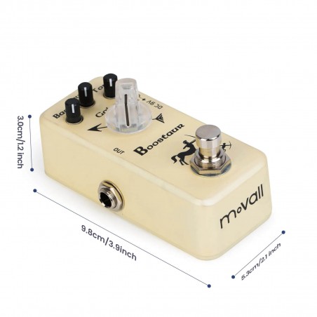 Pédale boost guitare Movall Boostaur clean boost 20 dB
