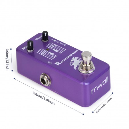 Pédale reverb guitare Movall Reverberus mini True Bypass